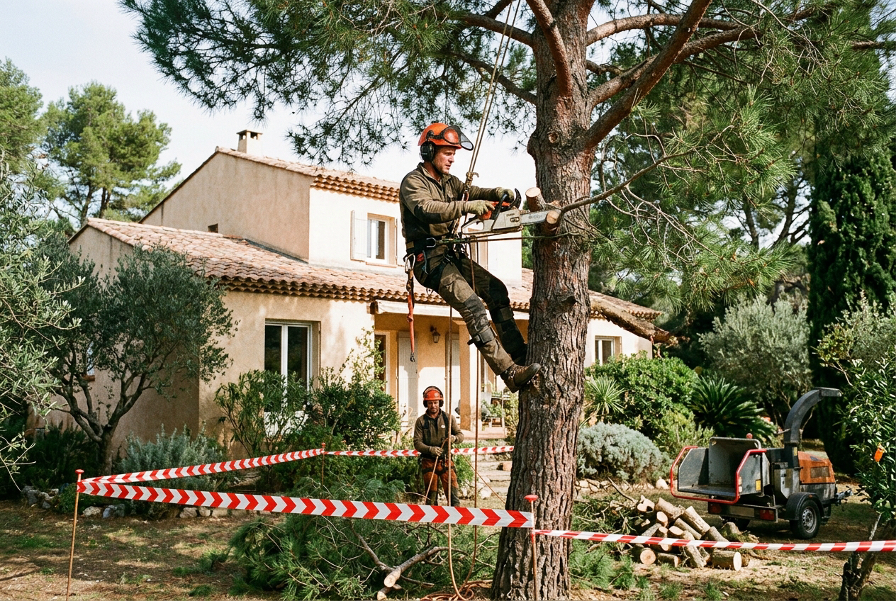 Abattage d'arbres et Démontage délicat à Hyères