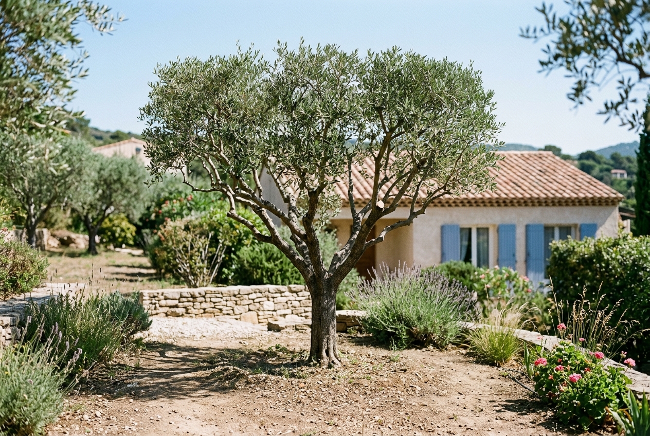Jardin sécurisé après démontage du pin