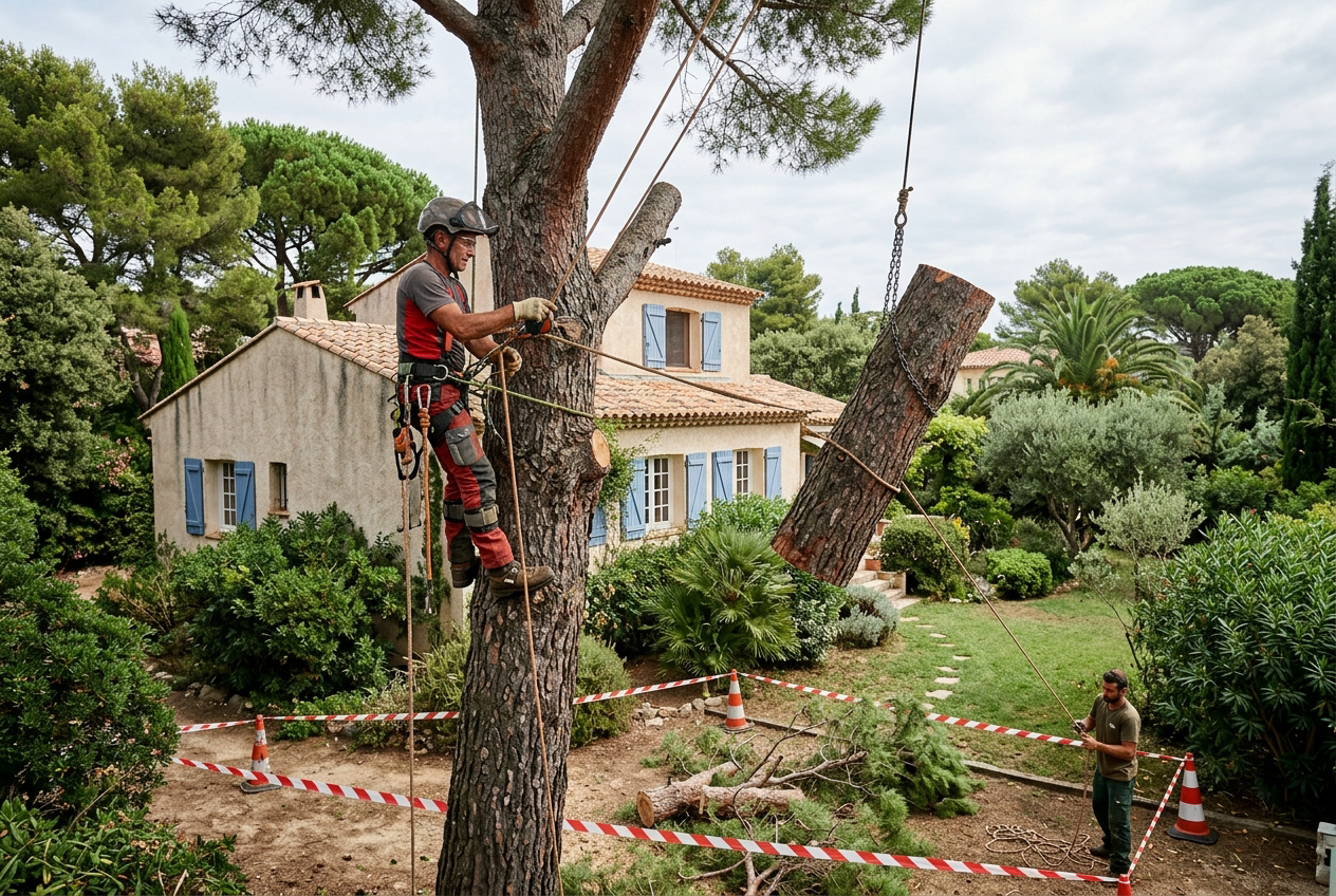 Abattage d'arbres et Démontage délicat à Hyères