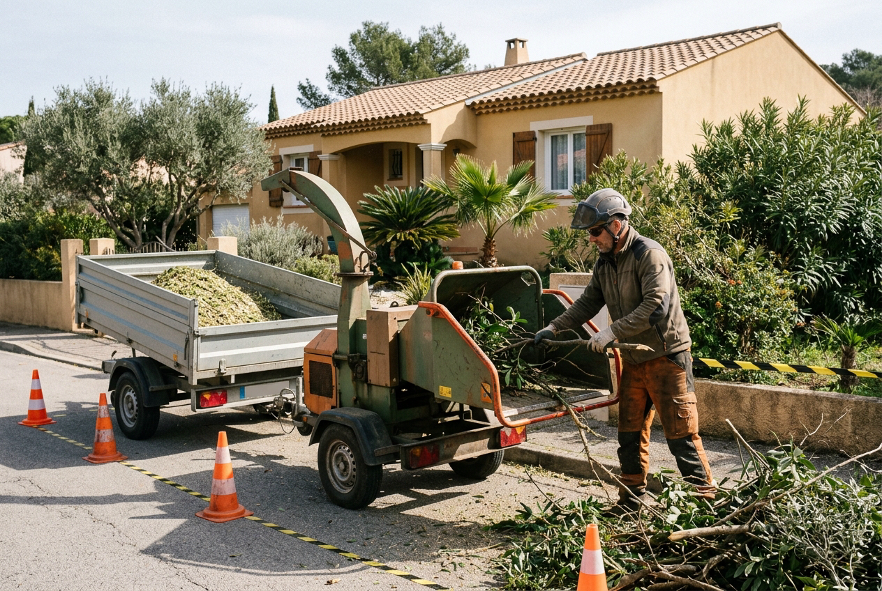 Gestion et Évacuation de Déchets Verts à Hyères